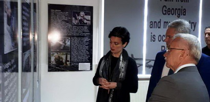 Ambassador Extraordinary and Plenipotentiary of Ukraine at Occupation Museum in Gori