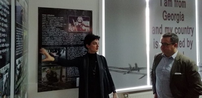 Director, ENDC/Estonian National Defence Course and director of Estonian War Museum visited  Museum of Occupation in Gori