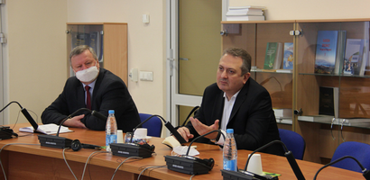 Tengiz Pkhaladze's meeting at the Faculty of International Relations of Belarusian State University