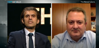 იTengiz Pkhaladze at TRT Word's TV Show: The Battle for Nagorno-Karabakh